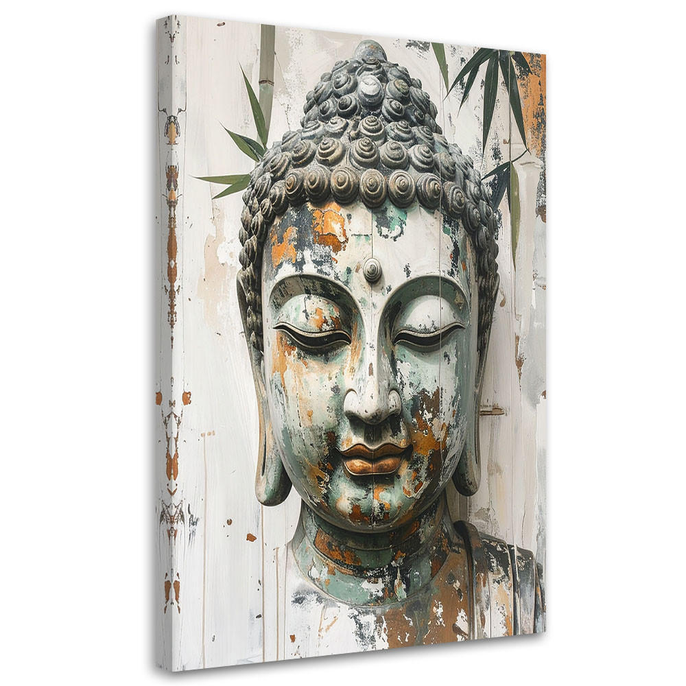 Feeby Leinwandbild Grau 60x90 cm