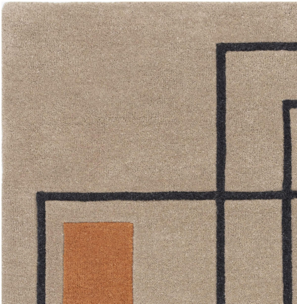 TEPPICH handgetuftet Wolle MOCACCINO Braun 120 x 170 cm - Braun, Naturmaterialien (120/170cm) - Novatrend