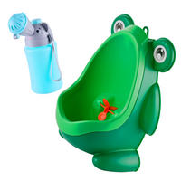 PISOÁR zelená svetlomodrá sivá 2-dielna-súprava montáž na stenu - viacfarebná, plast (15/22cm) - Relaxdays