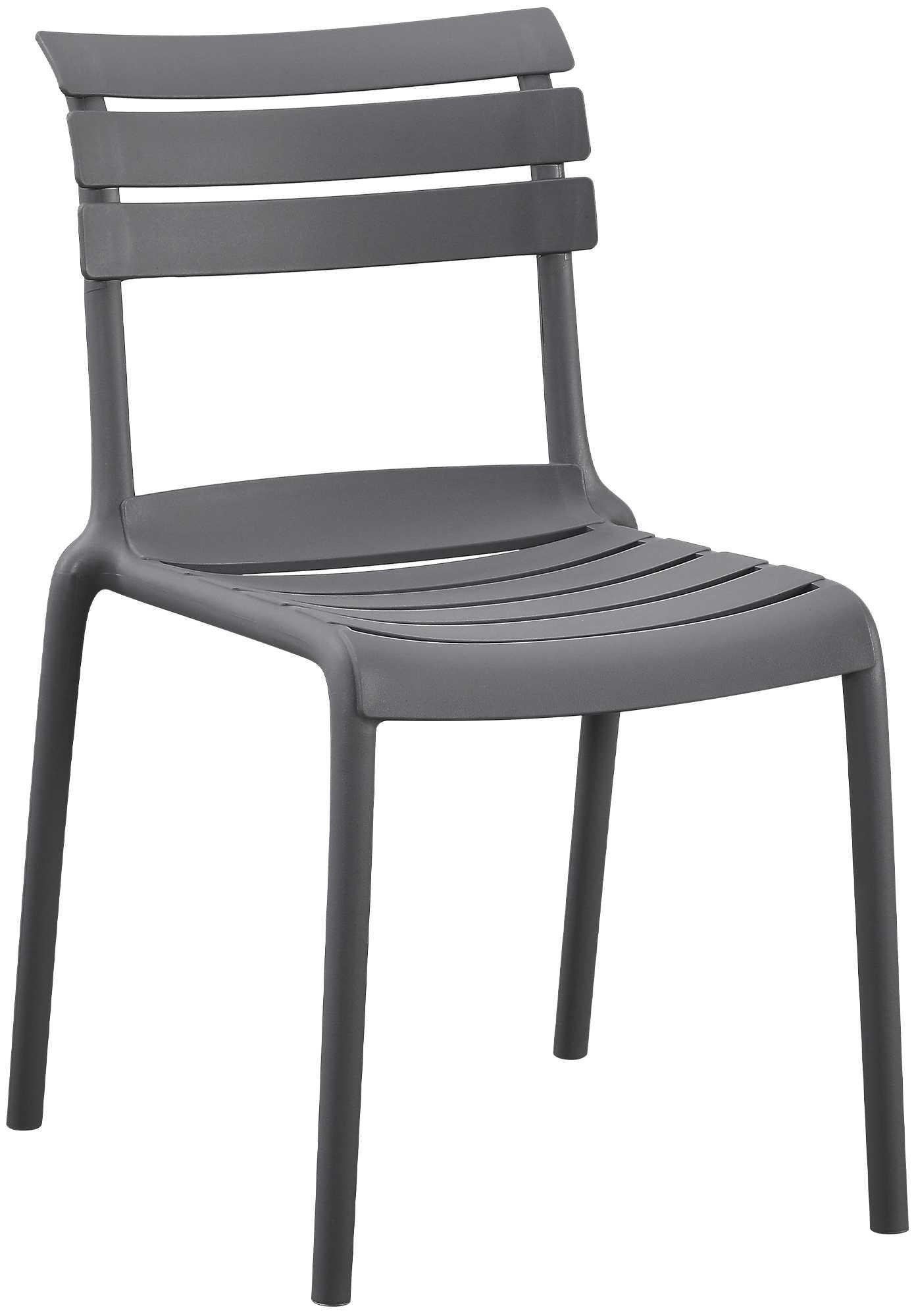 GARTENSTUHL Kunststoff Dunkelgrau - Dunkelgrau, Kunststoff (49/82/59cm) - CLP