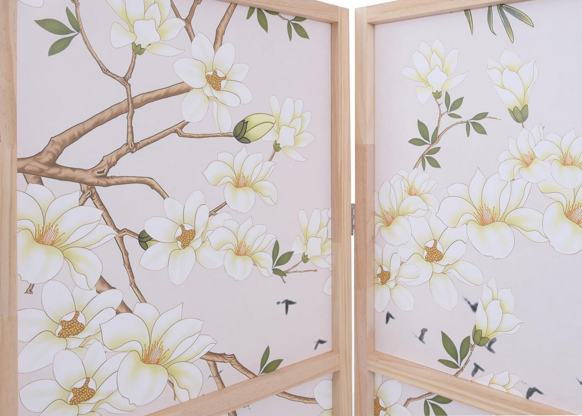 PARAVENT Blau - Blau, Holz (227/170/2cm) - MCW