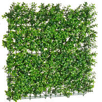 KÜNSTLICHE HECKE 50/50 cm - Grün, Kunststoff (5cm) - Ibergarden