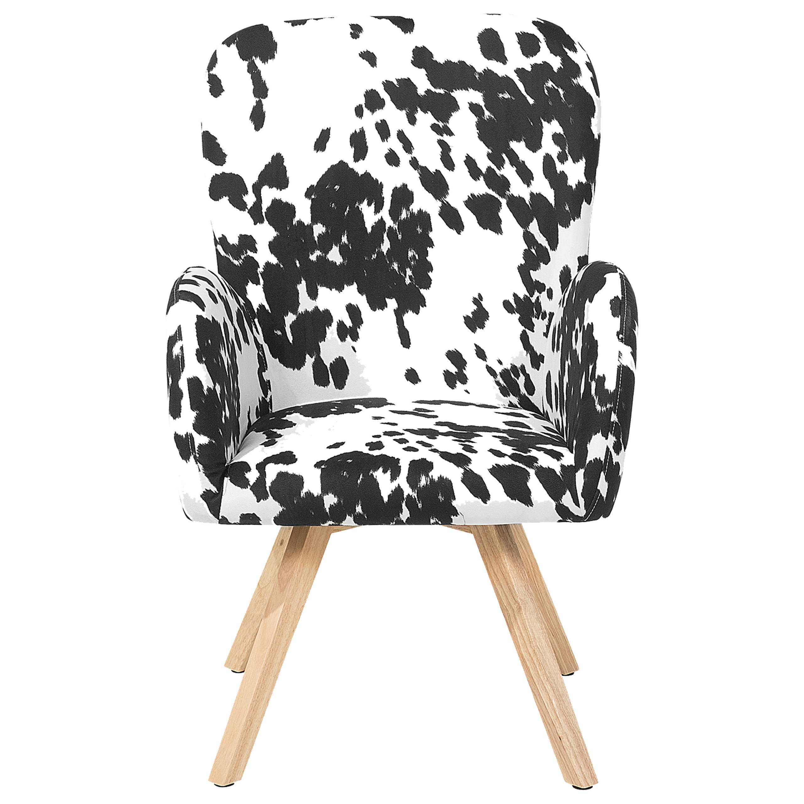 SESSEL Polsterbezug Schwarz Bjarn - Schwarz, Holz/Textil (60/90/55cm) - Beliani