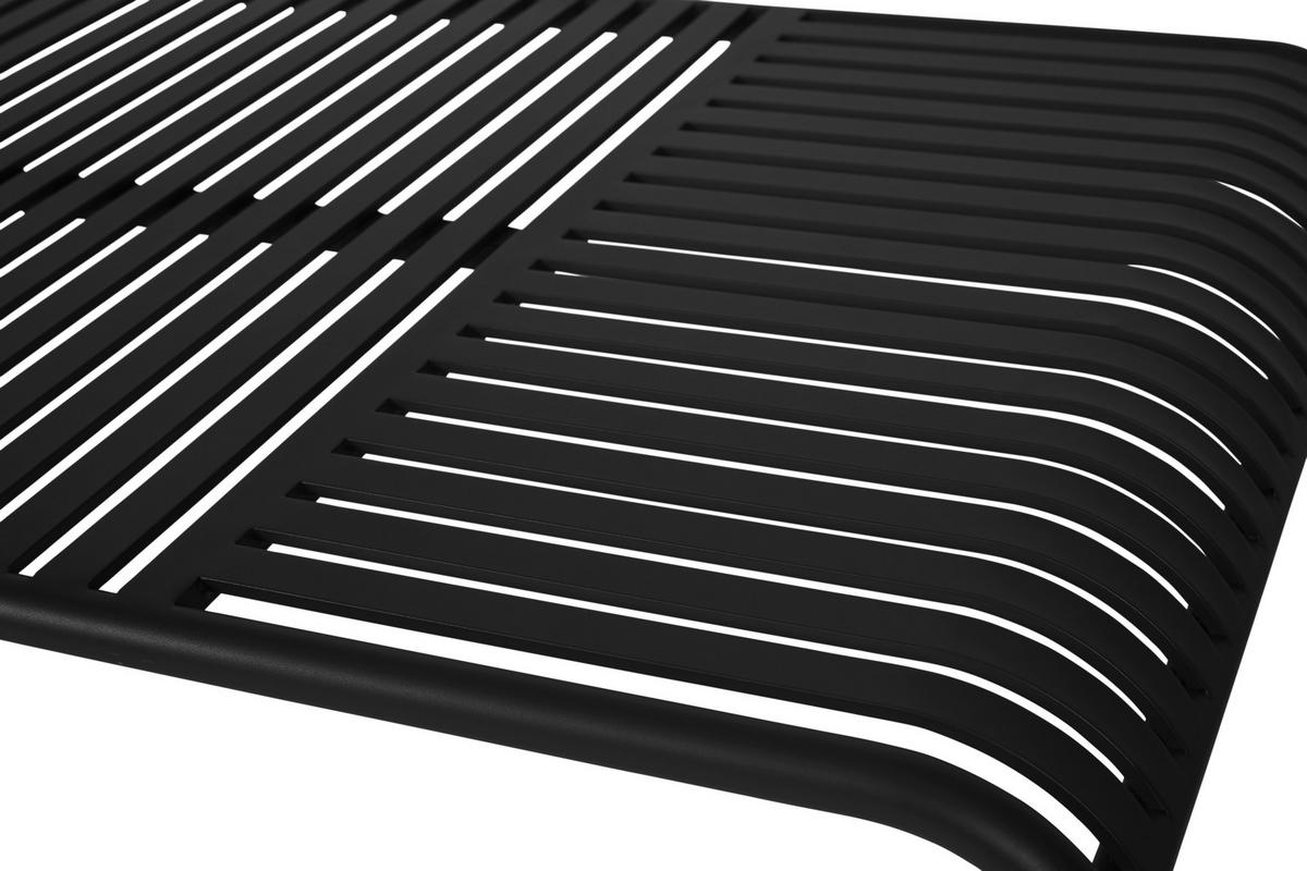GARTENTISCH Schwarz - Schwarz, Holzwerkstoff (90/150/75cm) - ebuy24