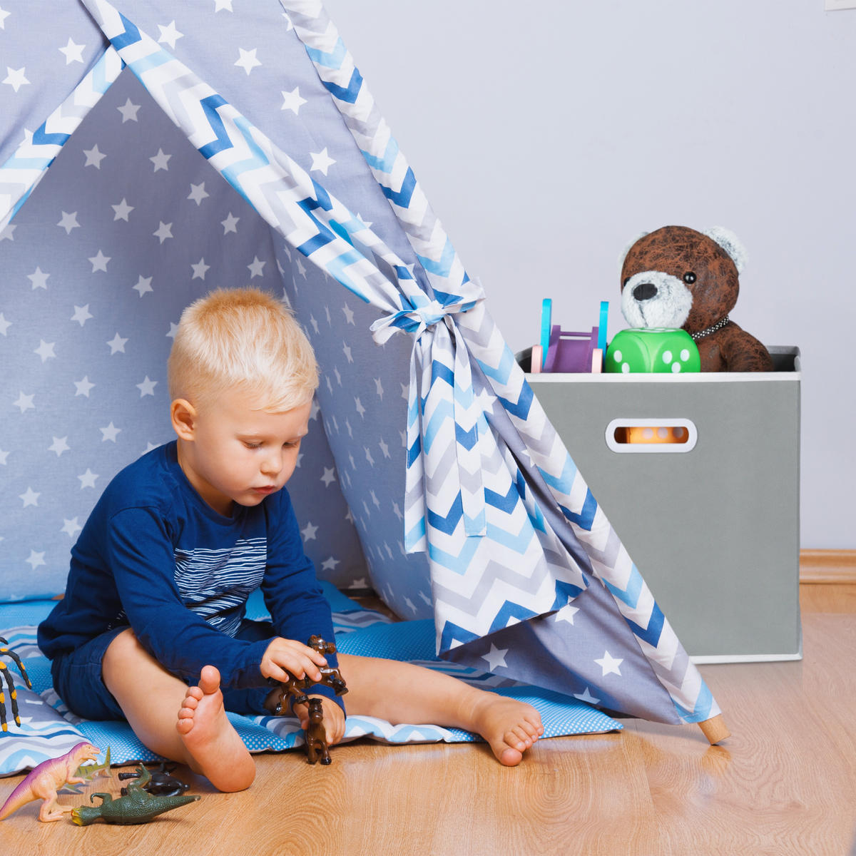 2XFALTBOX - Dunkelbraun, Wellpappe/Kunststoff (30/30/30cm) - Relaxdays