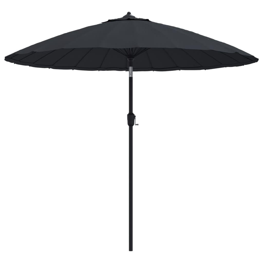 furnicato Sonnenschirm Schwarz 270x270 cm