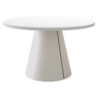 ESSTISCH Calma Cashmere 100 - Kaschmir/Weiß, Holzwerkstoff/Metall (100/100/76cm) - MIRJAN24