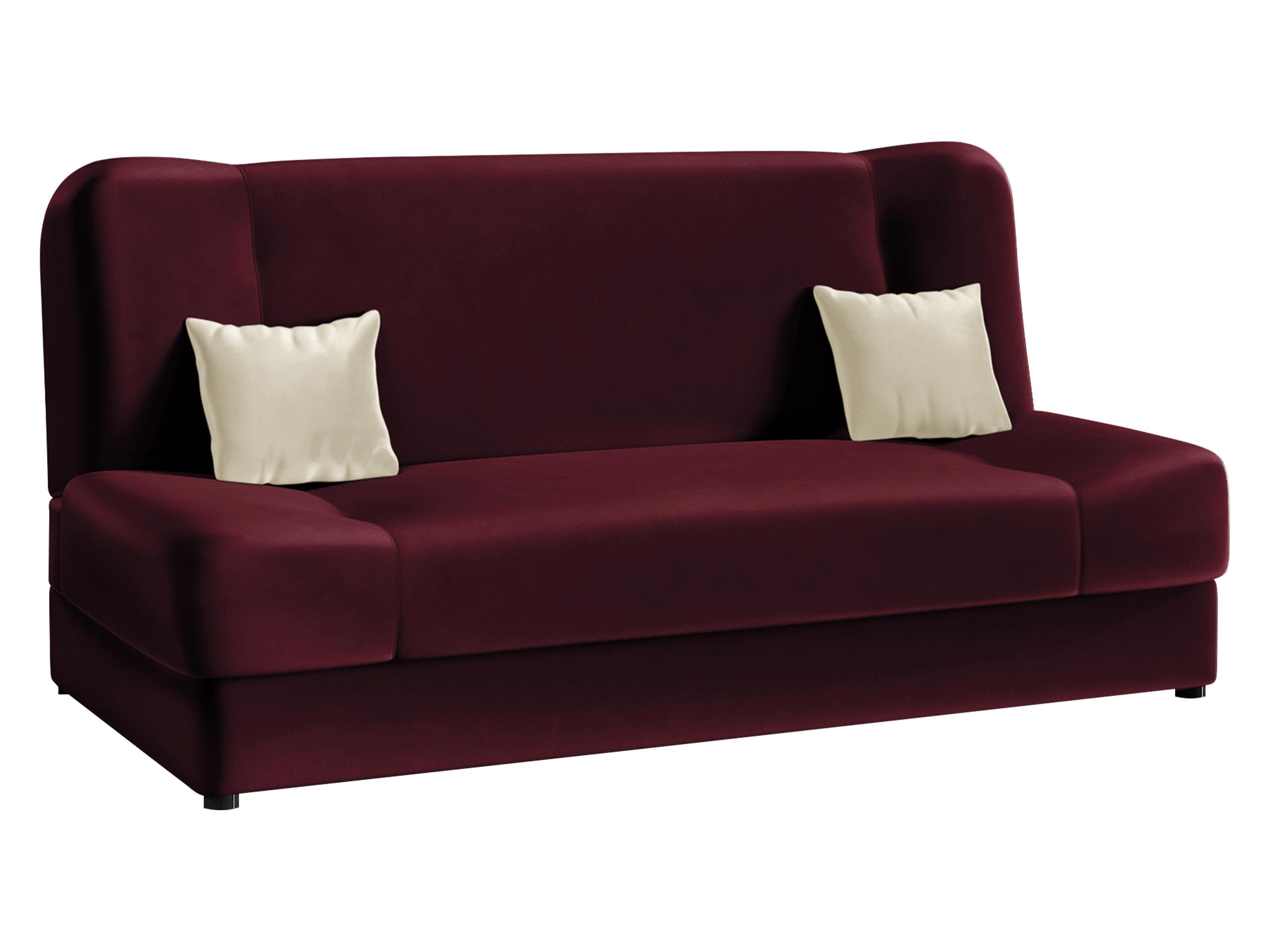 SCHLAFSOFA Jonas - Violett, Holz/Textil (195/86/87cm)