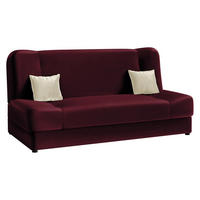 SCHLAFSOFA Jonas - Violett, Holz/Textil (195/86/87cm)