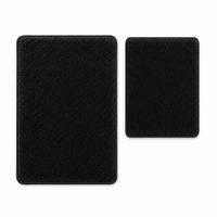 BADEMATTE Set 2tlg UNI SCHWARZ - Schwarz, Textil (60/100cm) - ROLFNERS
