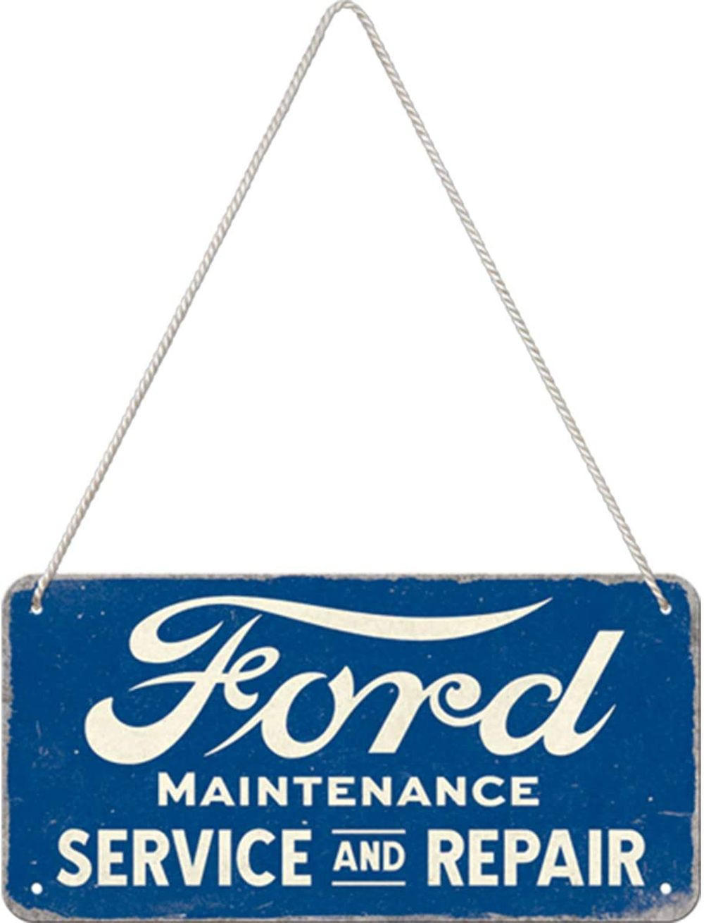 HÄNGESCHILD 10/20 cm Ford Service & Repair - Multicolor, Metall (20/1/10cm) - Nostalgic-Art