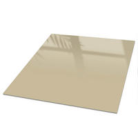 TISCHPLATTE 120x80 cm – Gedämpftes Braun - Grau, Glas (120/80/0.4cm) - Wallfluent