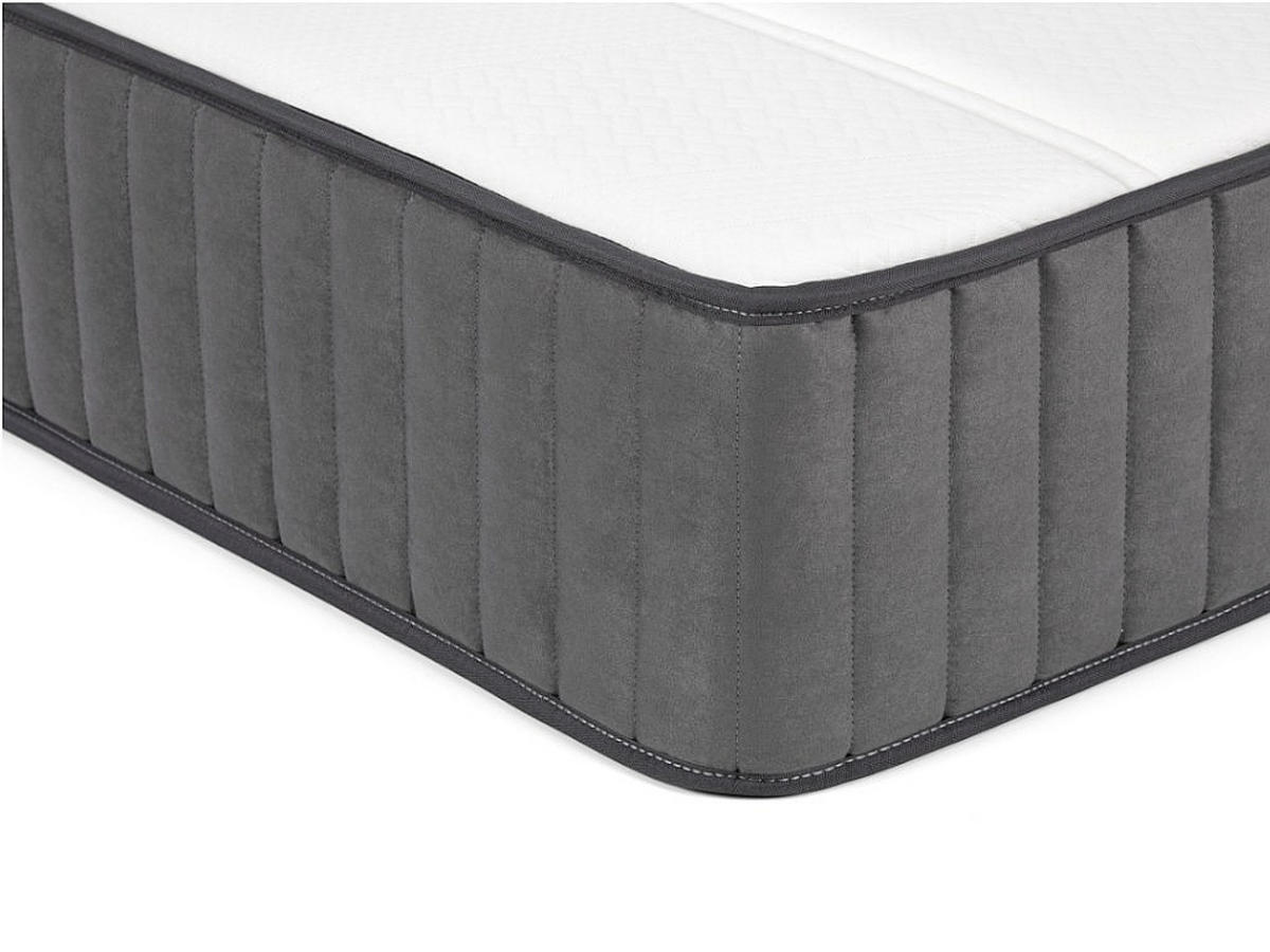 STANDARDMATRATZE - 2 Personen - stoff - weiß Audace - Weiß, Textil (140/200cm) - Vente-Unique