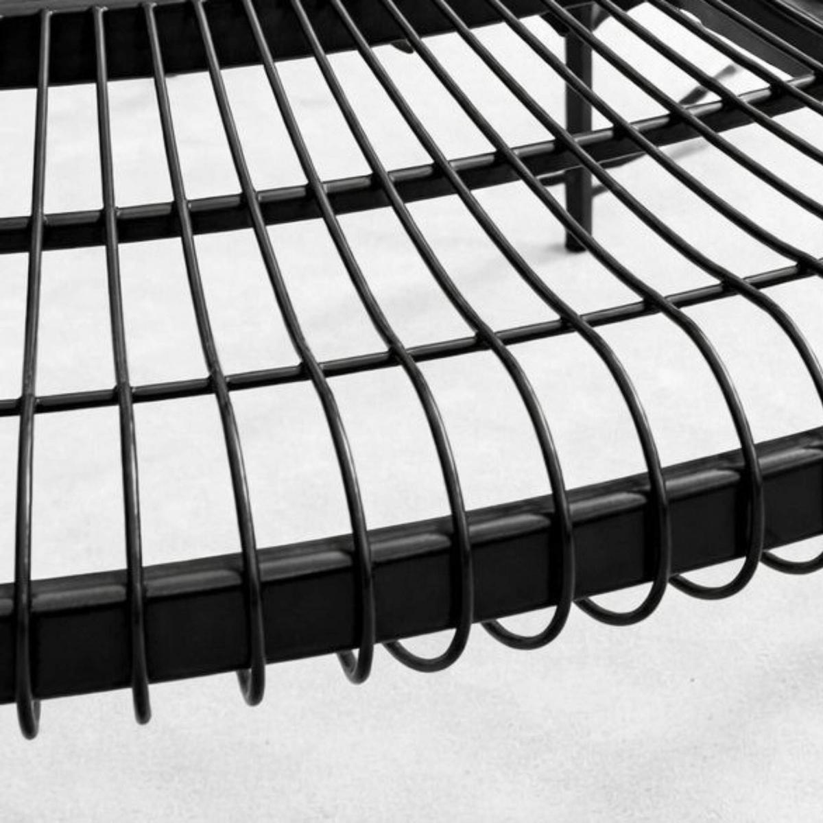 GARTENBANK Wetterfest Metall D-200cm 96723 Baumbank - Schwarz, Metall (200/100/200cm) - DanDiBo