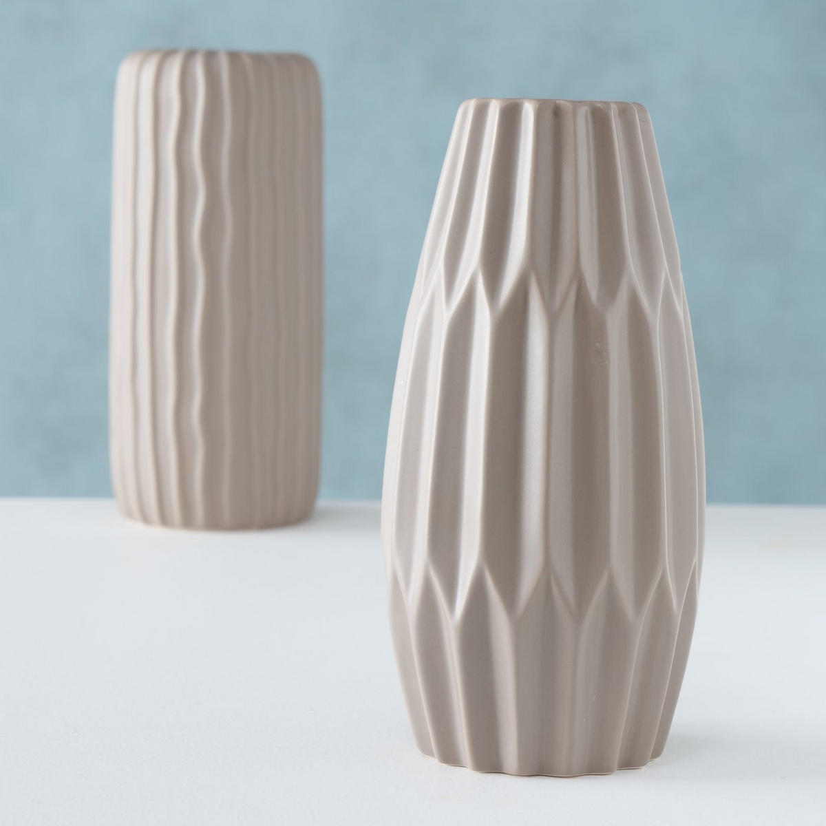 VASE Aquarel - Beige, Keramik (25.5cm) - Boltze Home