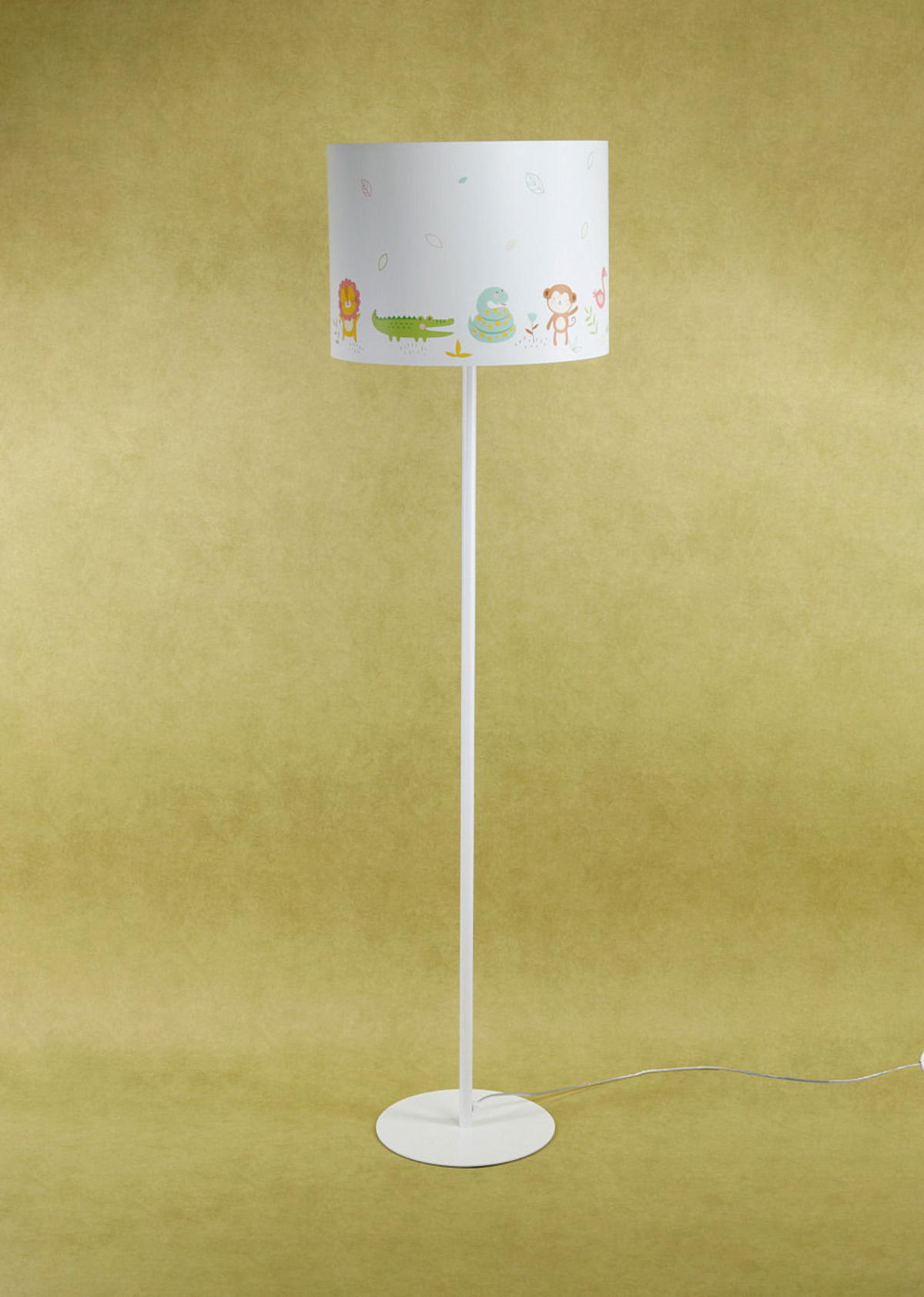 STEHLAMPE Bunt 40/30 cm - Multicolor/Weiß, Kunststoff (30/40/30cm) - KUNSTLOFT