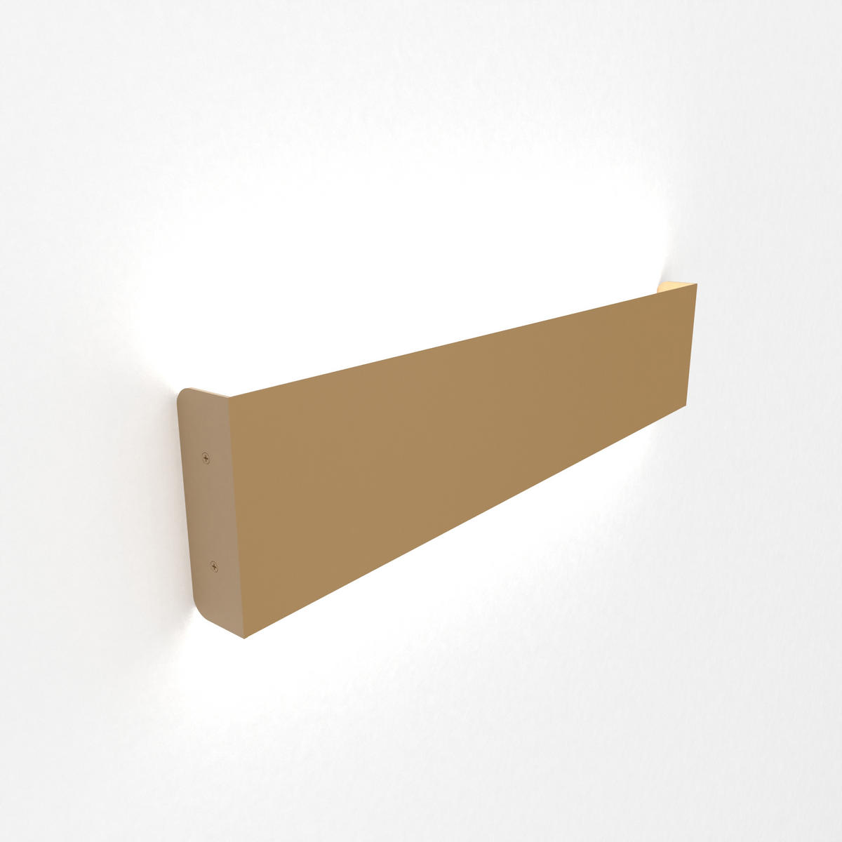 LED-WANDLEUCHTE - Goldfarben, Metall (50.4/11/3.6cm) - Lumicom