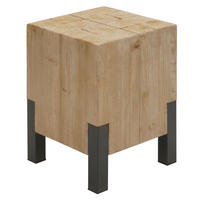 HOCKER Braun - Braun, Holz (32/46/32cm) - MCW