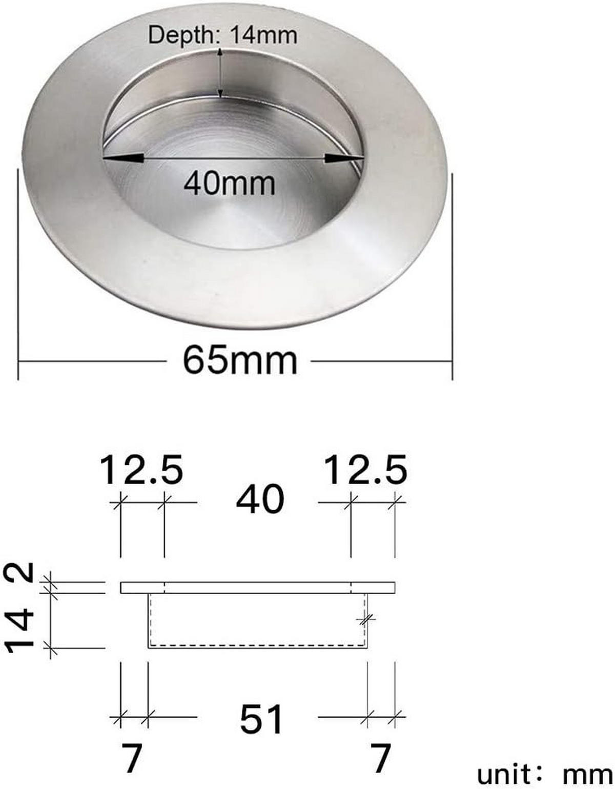 MÖBELGRIFF Silber 2er-Set - Silberfarben, Metall (6.5/1.6/1.4cm)