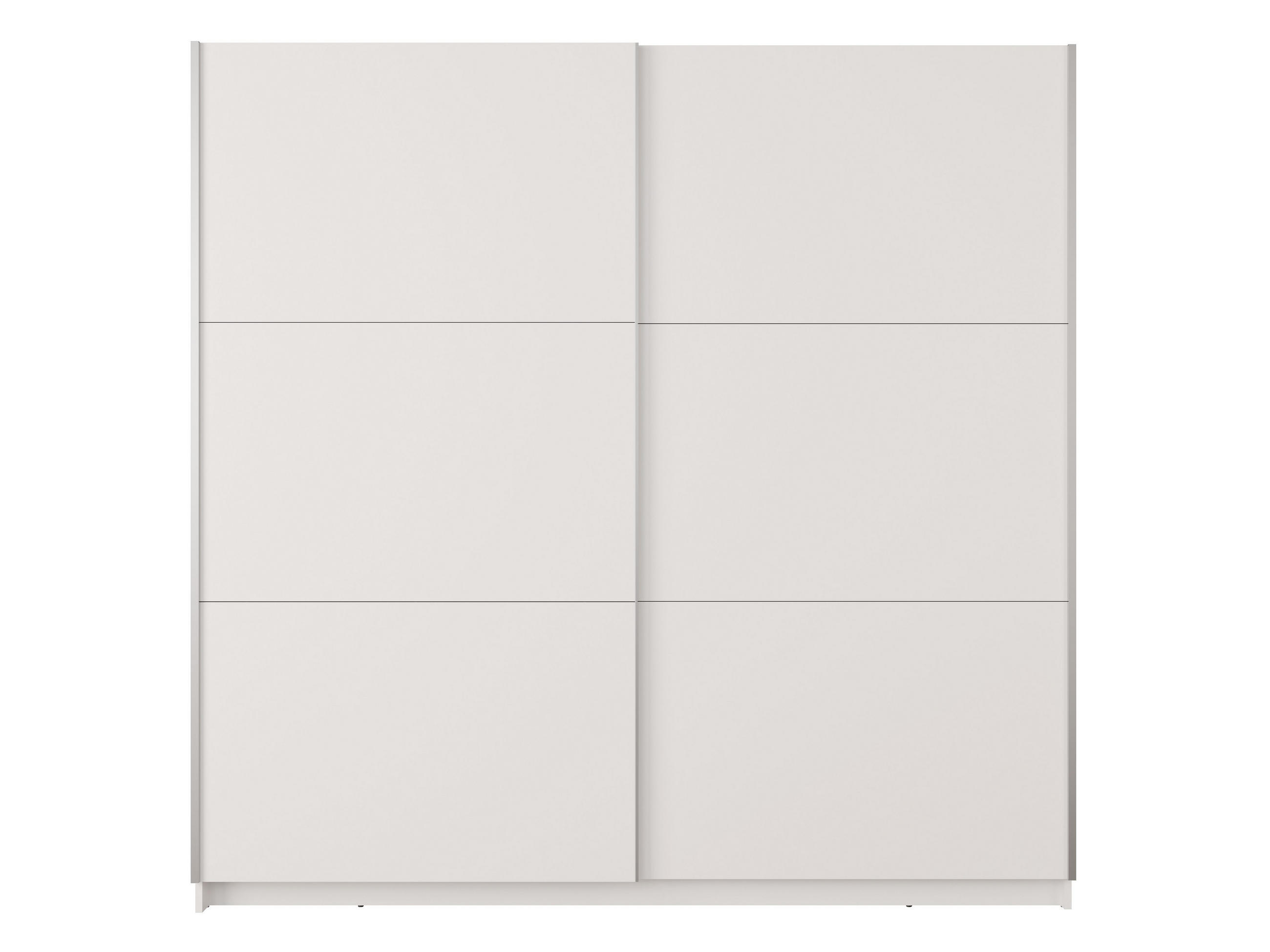 SCHWEBETÜRENSCHRANK 2-Türen in Weiß - Weiß, Holzwerkstoff (60/207/200.6cm) - Home Collective