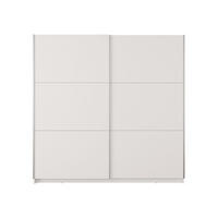 SCHWEBETÜRENSCHRANK 2-Türen in Weiß - Weiß, Holzwerkstoff (60/207/200.6cm) - Home Collective