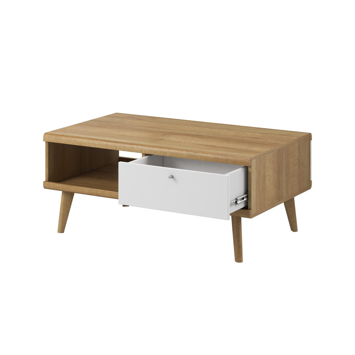COUCHTISCH PRIMARIO 107/46/67 cm Eichefarben - Eichefarben, Holzwerkstoff (67/107/46cm) - MASSENO