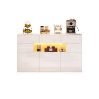 SIDEBOARD Weiß 140/30/82 cm - Weiß, Holzwerkstoff (140/82/30cm) - PANGIVO