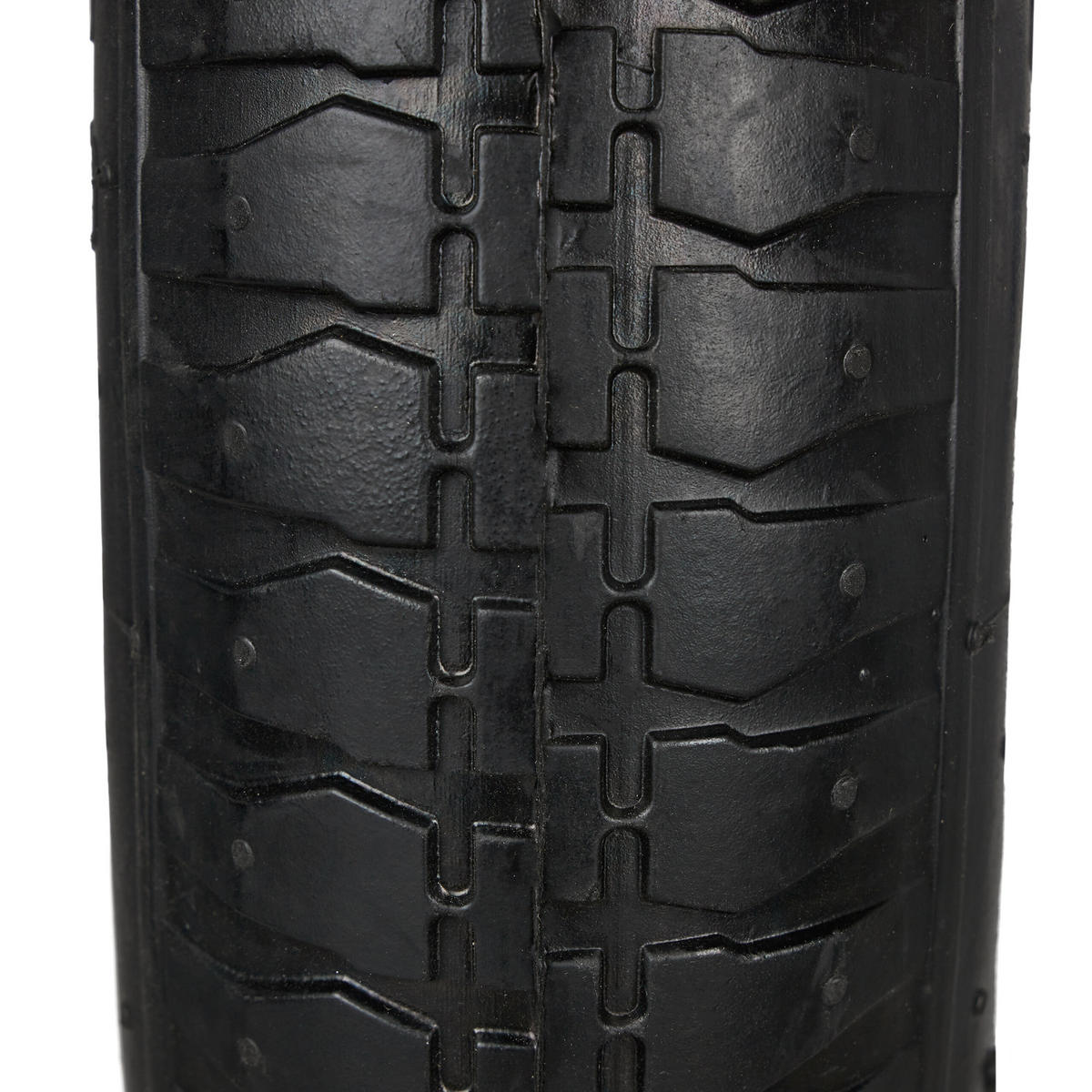 2xSCHUBKARRENRAD - Schwarz, Kunststoff (37/37/8.5cm) - Relaxdays