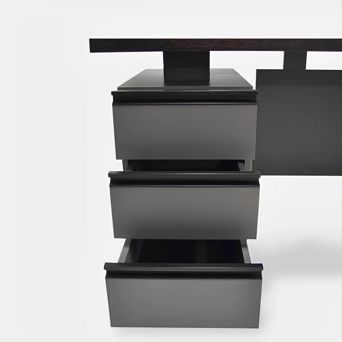 EICHENBÜROMÖBEL mit offenen Schubladen für ein Open-Space-Büro BOSS - Eichefarben, Holz (70/140/75cm) - Rawood Furniture