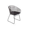 ESSZIMMERSTUHL LIMA - Anthrazit/Schwarz, Naturmaterialien/Metall (45/80/45cm) - SAM
