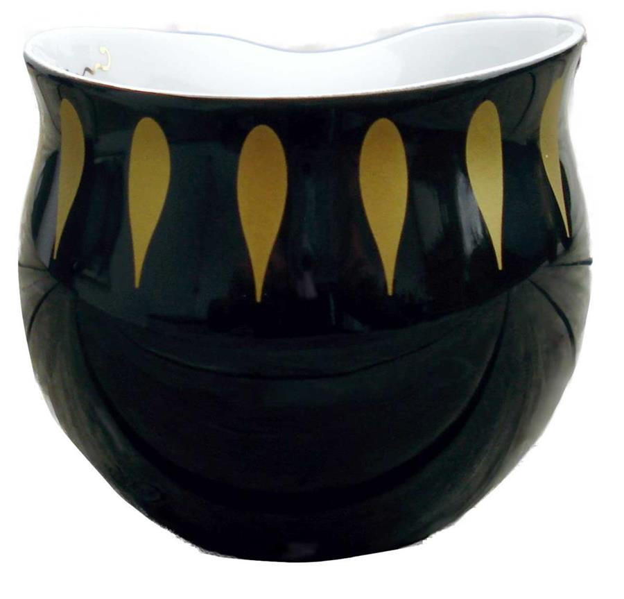 KAFFEEBECHER black & drops Gold - Goldfarben, Keramik (0.28L) - Luigi Colani Porzellan