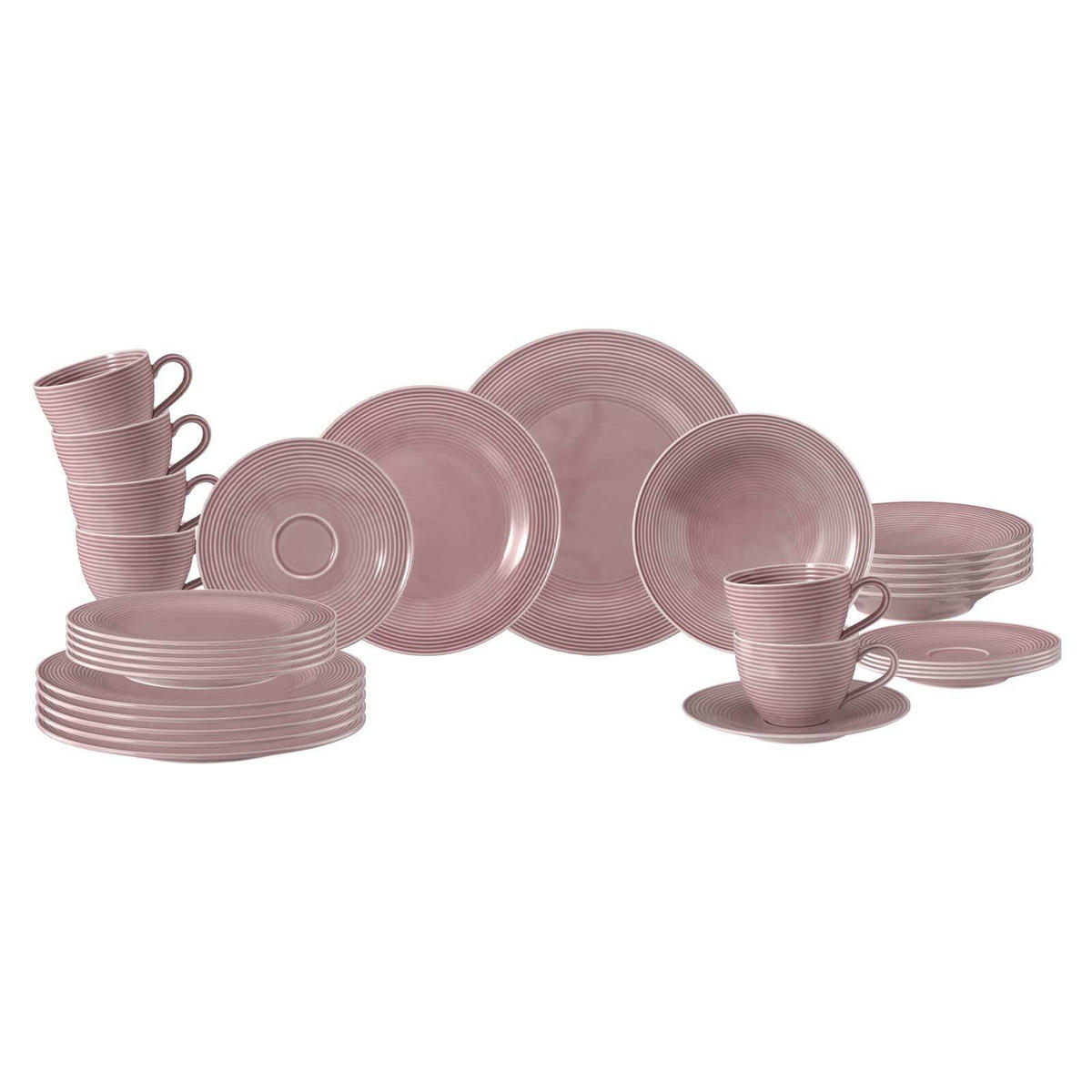 KOMBISERVICE Beat Color Glaze Altrosa - Altrosa, Keramik (1/1/1cm) - Seltmann Weiden