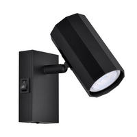 STRAHLER Inga 1-flammig 10/11/3 cm - Schwarz, Metall (10/11/3cm) - Nettlife