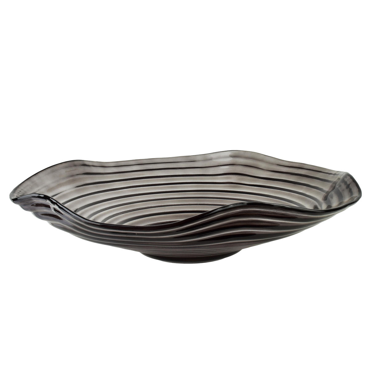 MÍSA DAZ Glass, sklo, grafitová - šedá, sklo (36/11/36cm) - Mondex