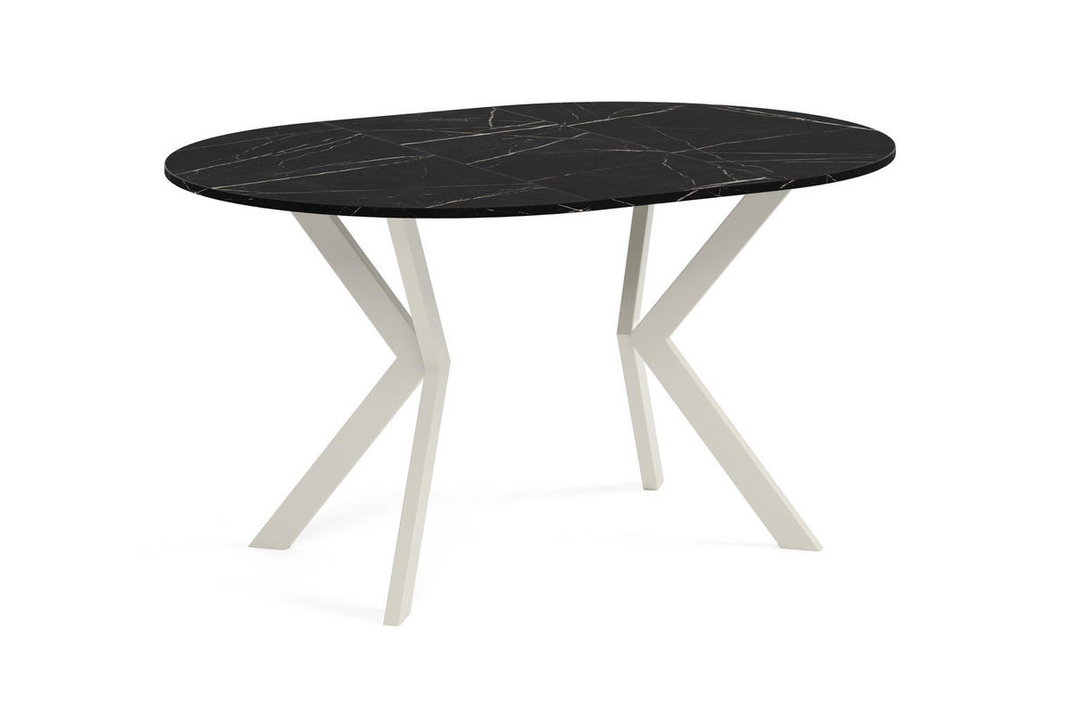 ESSTISCH EVO - Kaschmir/Multicolor, Holzwerkstoff/Metall (90/90/76cm) - Meblini