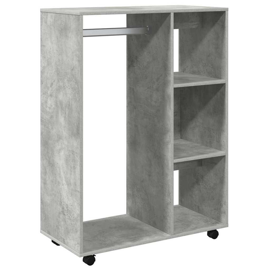 vidaXL Kleiderschrank Grau 40x110x80 cm