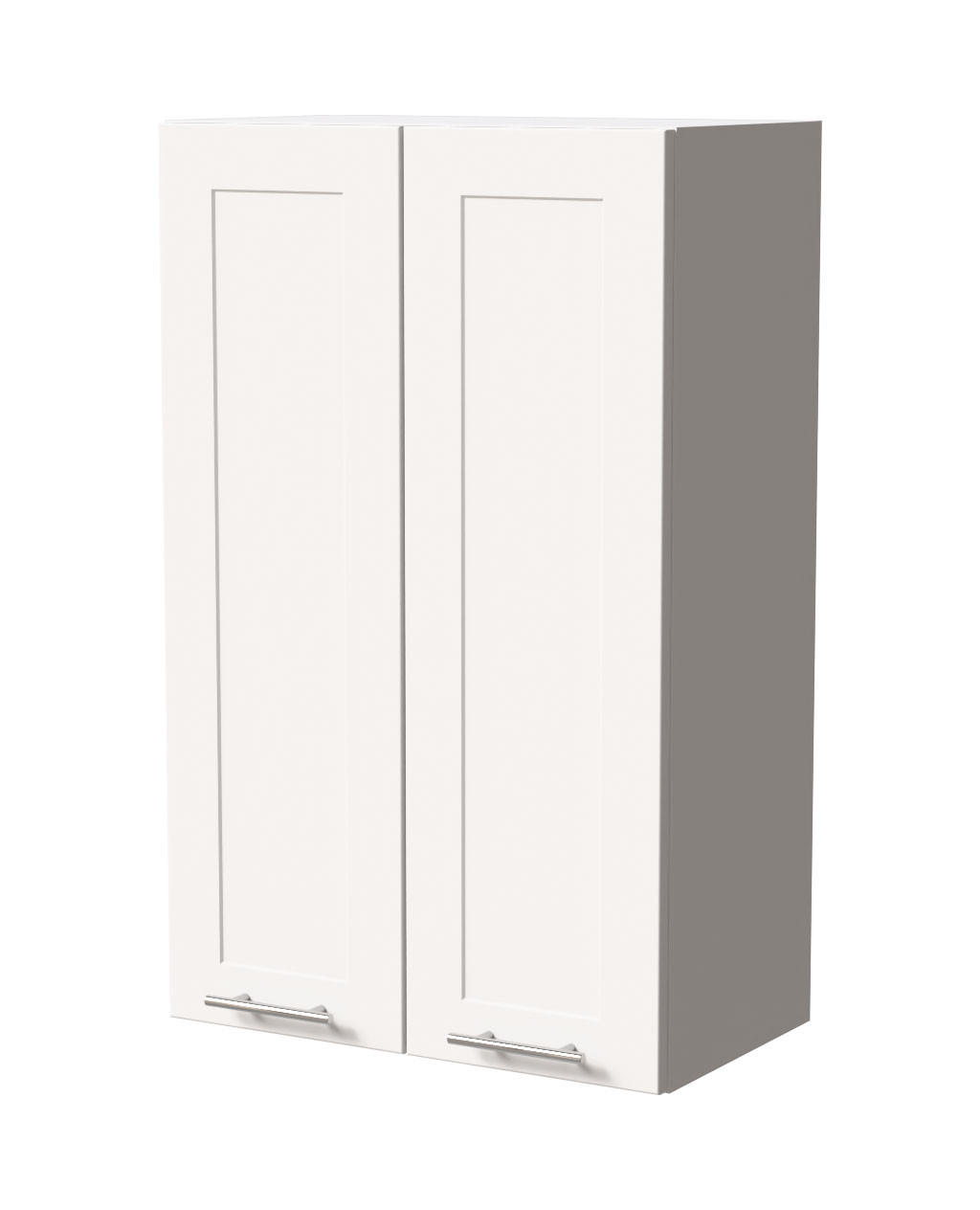 HÄNGESCHRANK Oslo W4/60 Weiß / Weiß Matt 60 / 32,5 / 96cm - Weiß, Holz/Holzwerkstoff (60/96/32.5cm) - Feldmann-Wohnen