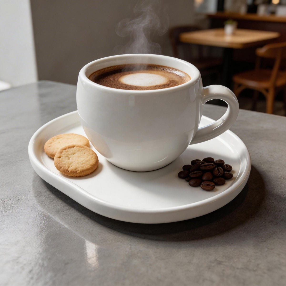 KAFFEETASSEN SET AURA Set weiss 12 tlg. - Weiß, Keramik (38/10/38cm) - Mulex