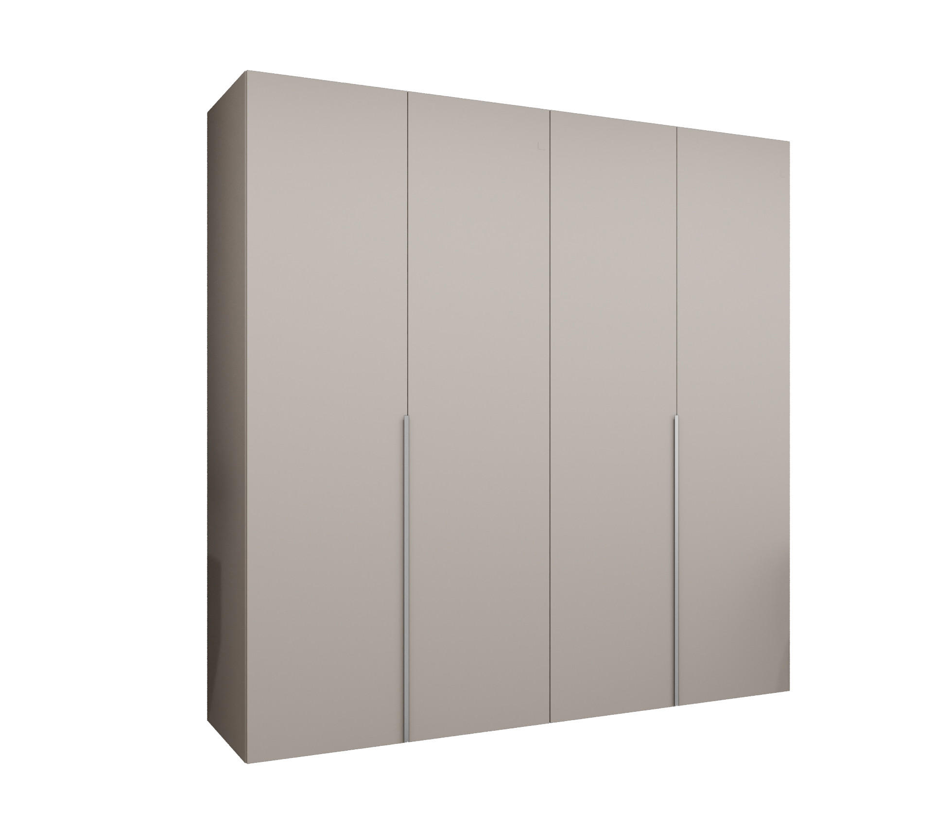 DREHTÜRENSCHRANK 202/200/52 4-türig - Kaschmir, Holz (200/202/52cm) - Abiks Möbel