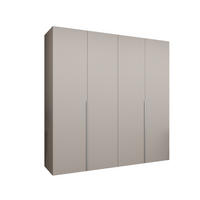 DREHTÜRENSCHRANK 202/200/52 4-türig - Kaschmir, Holz (200/202/52cm) - Abiks Möbel