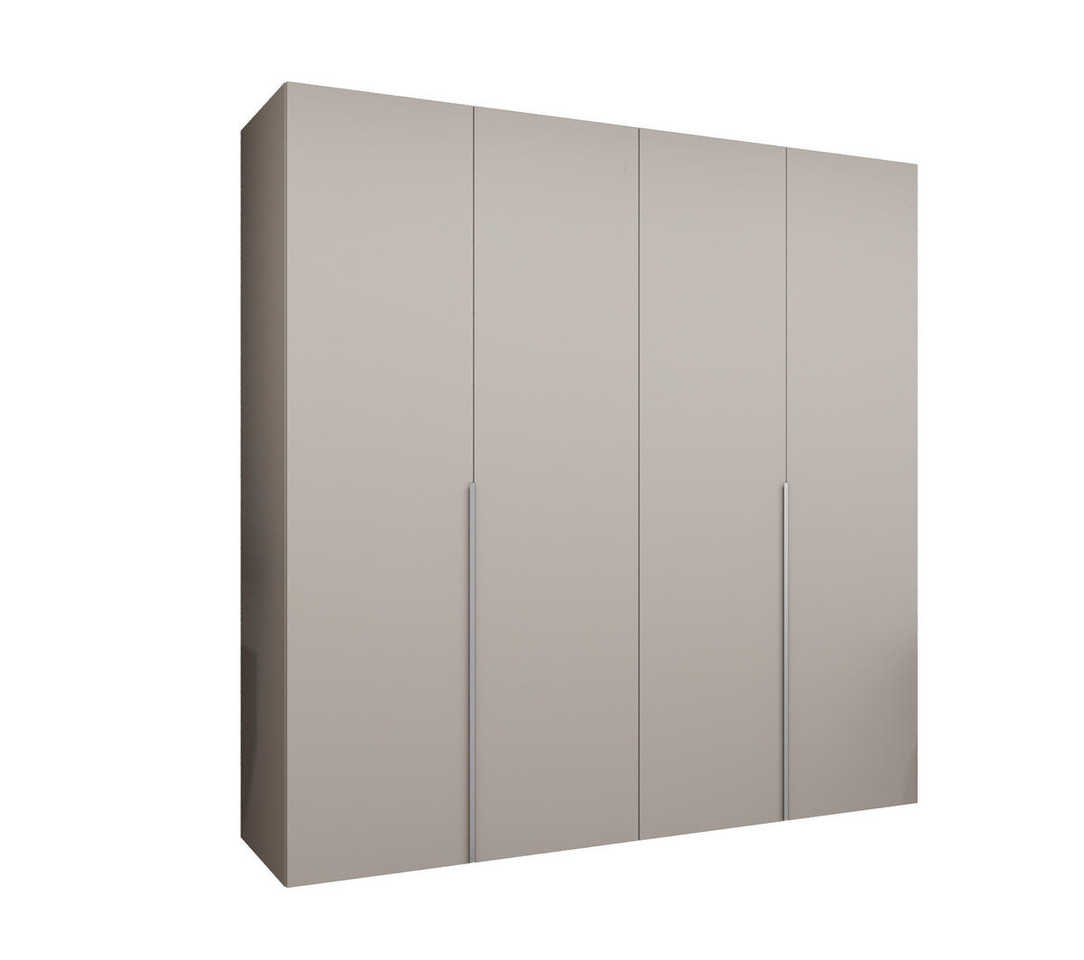 DREHTÜRENSCHRANK 202/200/52 4-türig - Kaschmir, Holz (200/202/52cm) - Abiks Möbel