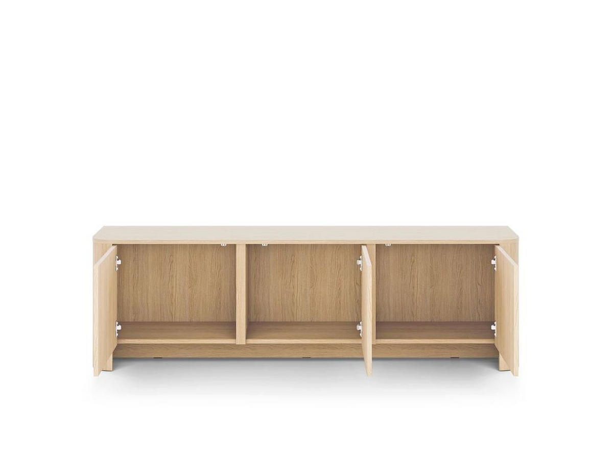 LOWBOARD – 168 cm – BARI – Eichefarben - Eichefarben, Holzwerkstoff (168/52/39cm) - hi-markt