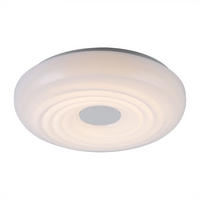 LED DECKENLEUCHTE Metall Weiß Rund - Weiß, Metall (35/35/8.5cm) - Globo Lighting