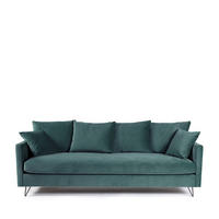 BETTSOFA - Eukalyptusgrün - Grün, Textil (213/86/95cm) - Drawer