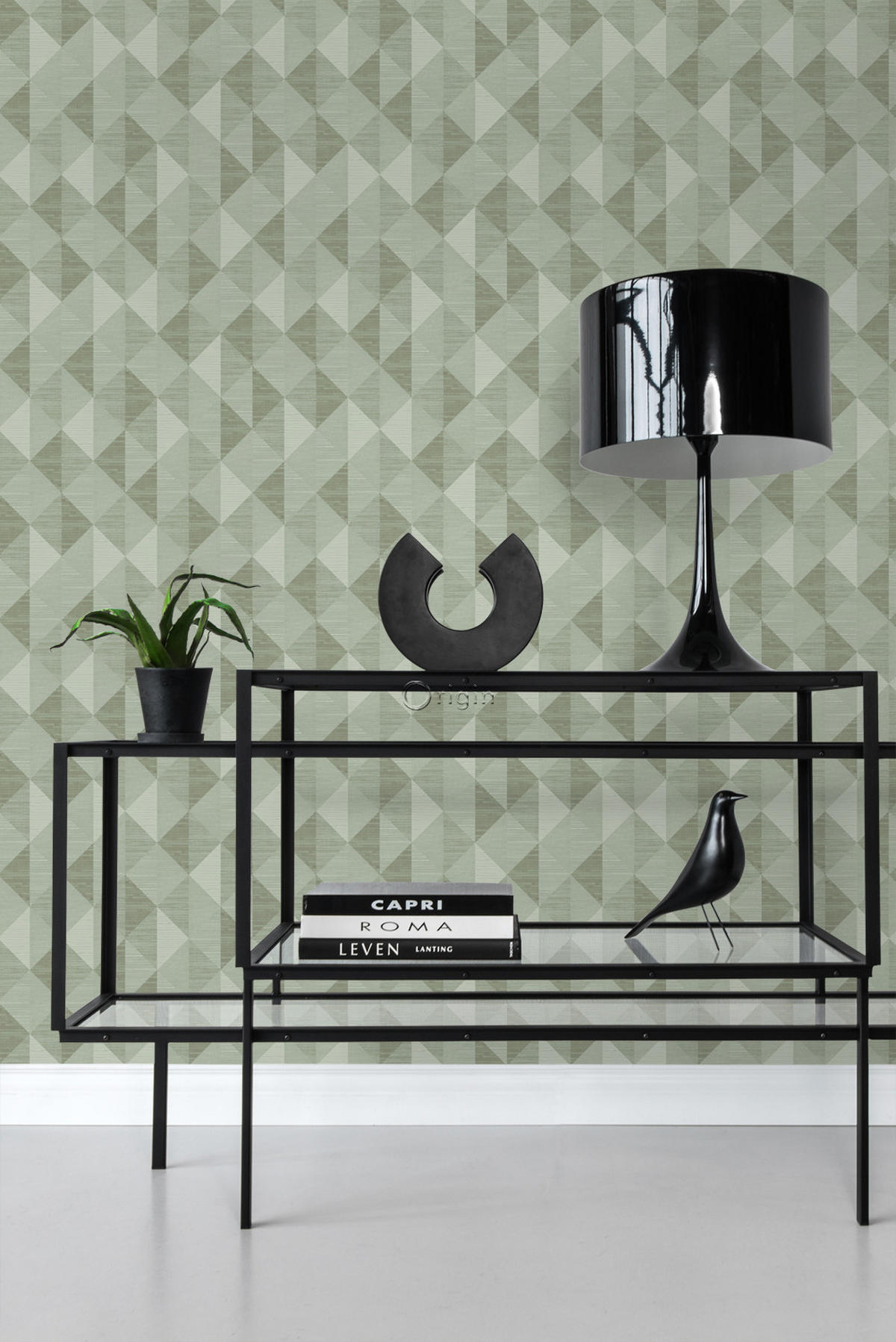TAPETE 3D Grasmuster 50 x 900 cm - Grün, Papier (50/900cm) - Origin Wallcoverings