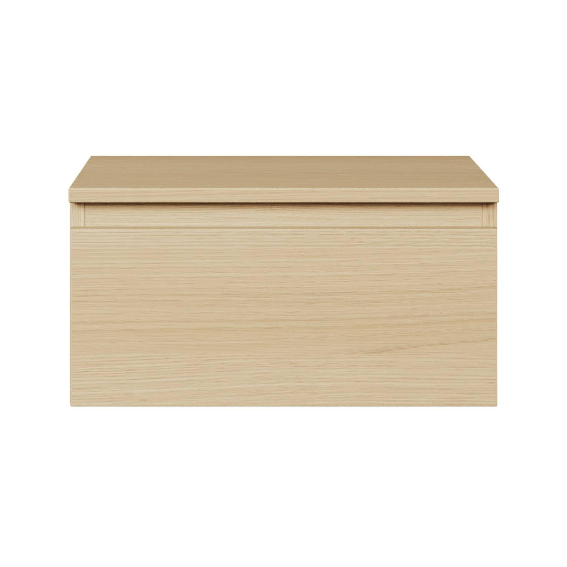 WANDNACHTTISCH Bemmi Eiche Lindberg 49 cm - Eichefarben, Holzwerkstoff (48.4/25.4/31.8cm) - Selsey