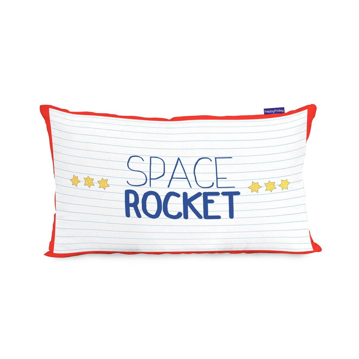 KISSENBEZUG space rocket 50x30 cm mehrfarbig - Multicolor, Textil (50/30cm) - Happy Friday