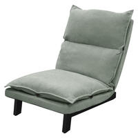 BODENSTUHL Grau-Grün - Schwarz/Hellgrün, Textil/Metall (59/73.5/96cm) - ML-DESIGN