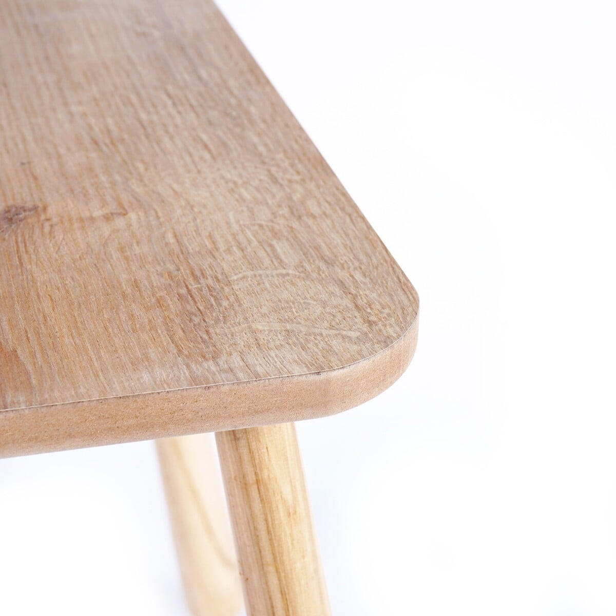 KINDERTISCH mit massivholzbeinen 60/45/48 cm - Eichefarben, Holzwerkstoff (60/48/46cm) - Calicosy