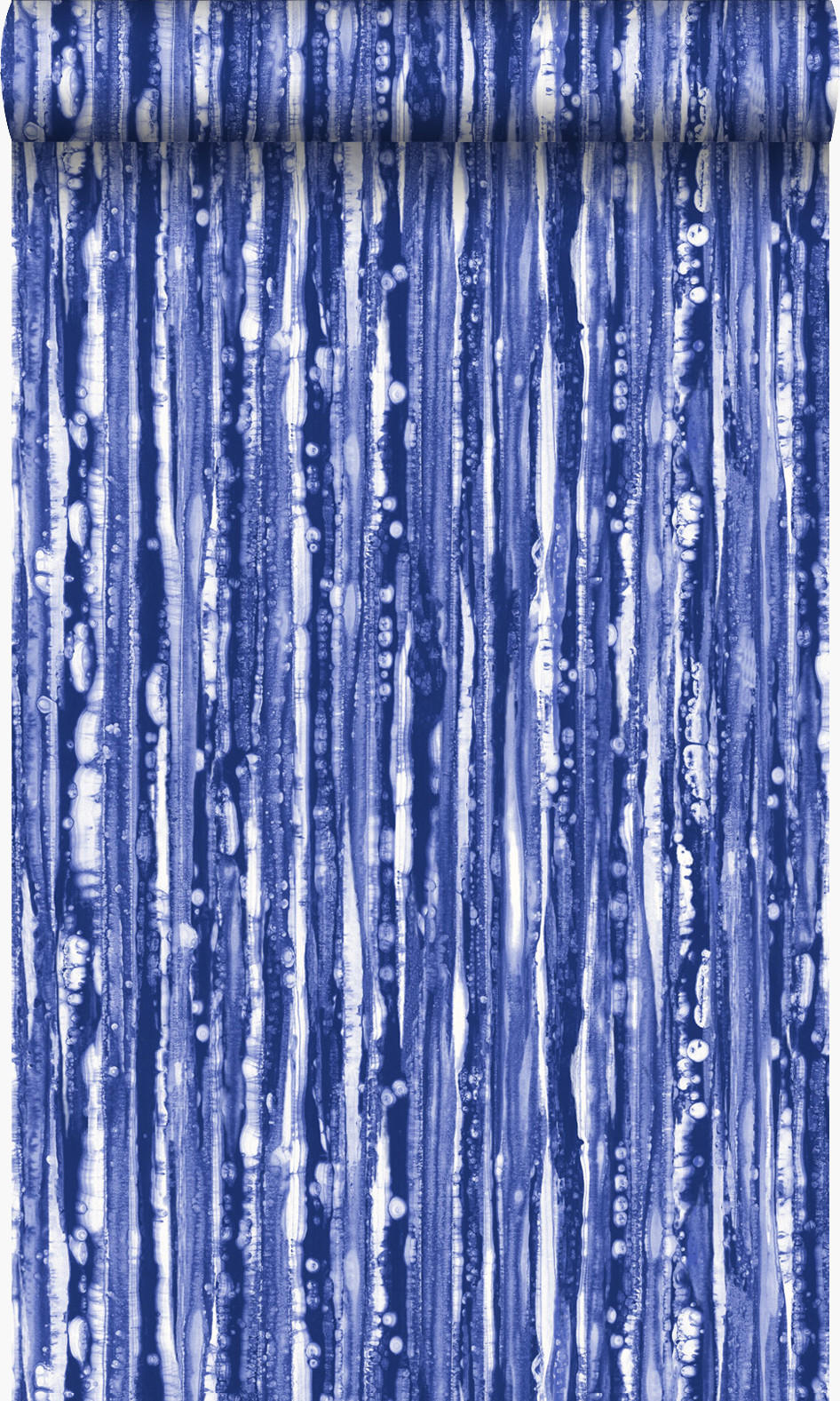 TAPETE Streifen 53 cm x 10.05 m - Blau, Papier (53/1000cm) - Origin Wallcoverings